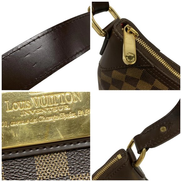 Auth LOUIS VUITTON Thames PM Ebene Damier Shoulder Bag - Picture 10 of 14